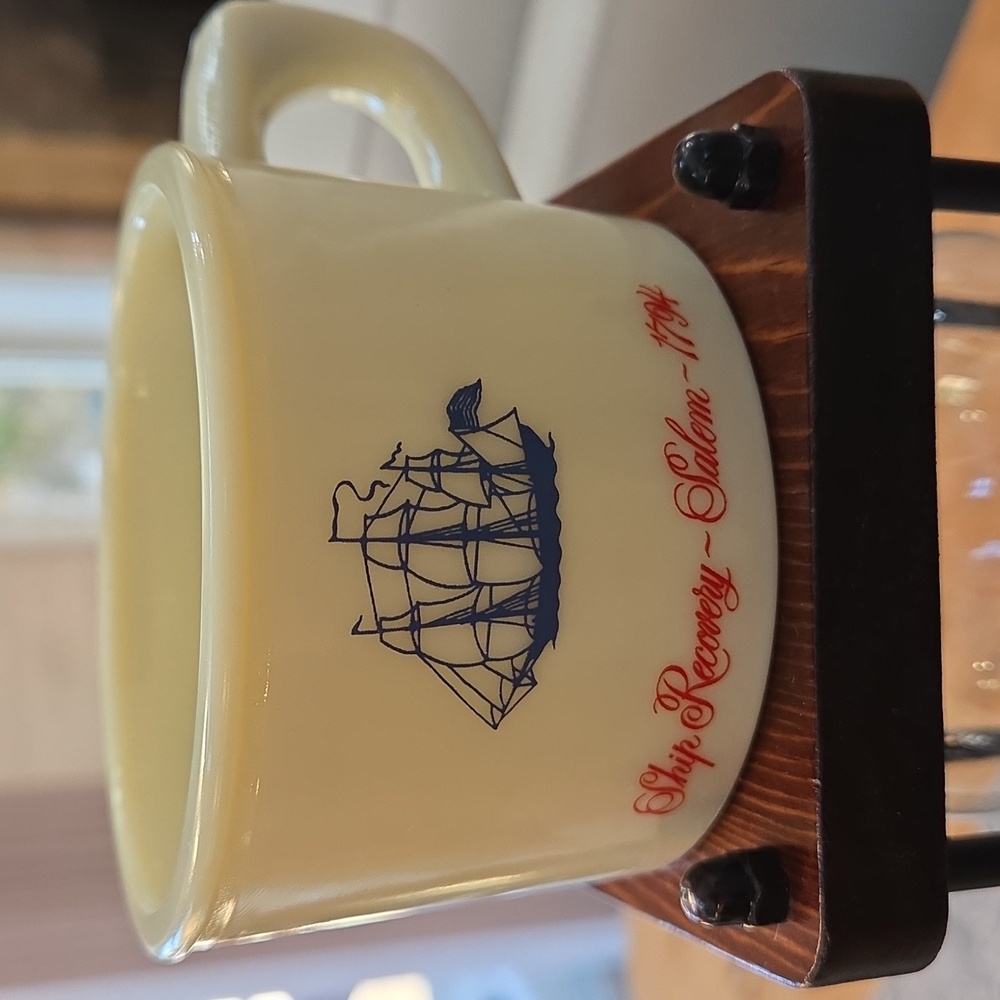 Vintage Old Spice Shulton Shaving Mug | Ship Grand Turk Salem 1786
